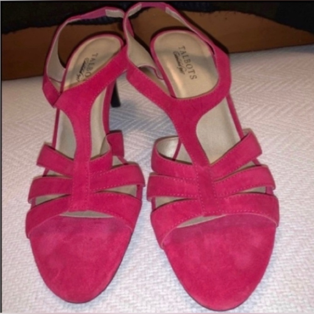 Like New, Talbots Fuschia Heels, Size 10AA